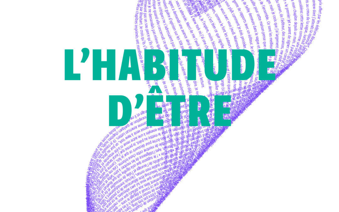 L’habitude d’être