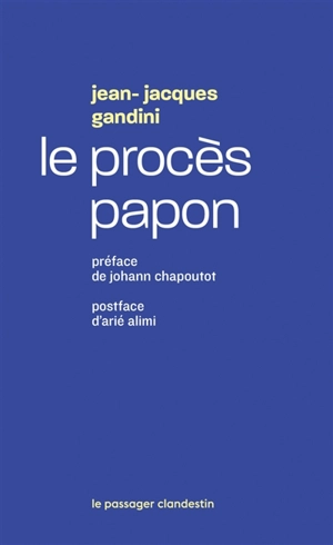 Livre Le Procès Papon