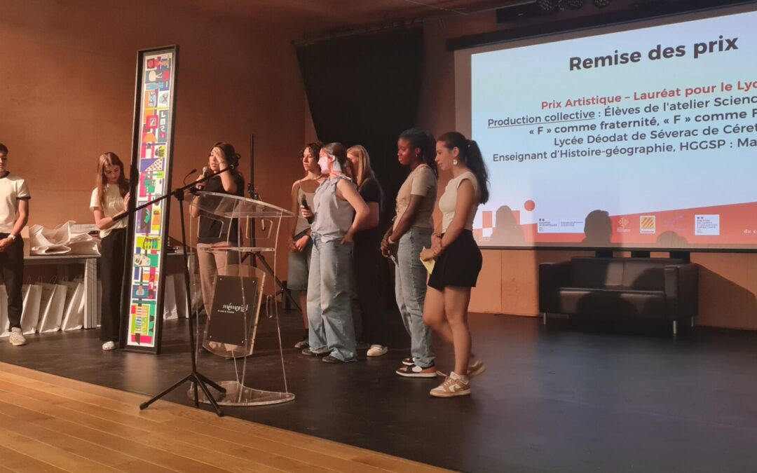 Présentation des oeuvres primées des élèves du Lycée Déodat de Séverac de Céret – Mardi 23 Juin à 18h à la librairie